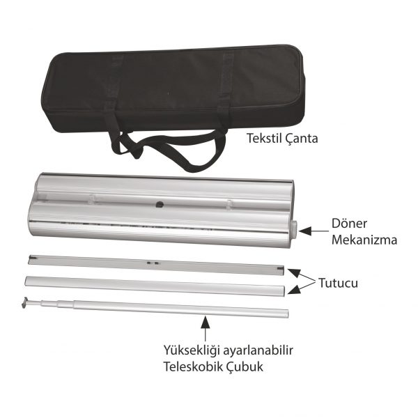 SMART ROLL BANNER ( ÇİFT TARAFLI ) - Görsel 4