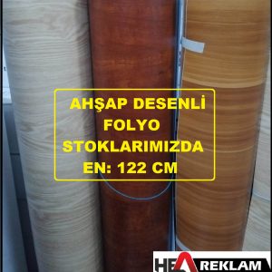 Ahşap Desenli Folyo