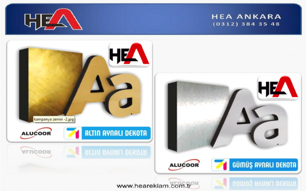 Alucoor Ayna Yüzeyli Dekota - Görsel 4
