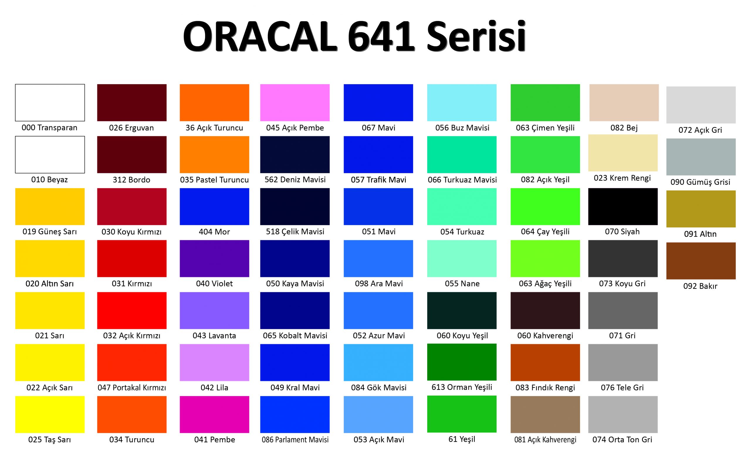 ORACAL 641 Ekonomik Seri Kesim Folyosu – Hea Reklam Ürünleri