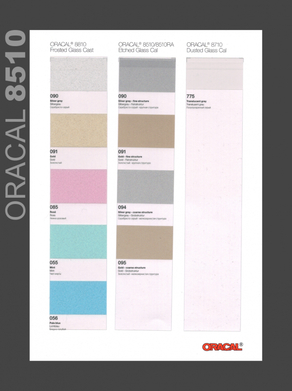 ORACAL 8510RA Etched Glass Cal - Görsel 4
